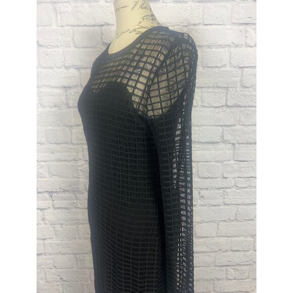 K. Jordan Black Fitted Cocktail Dress - Size Small - Picture 7 of 9